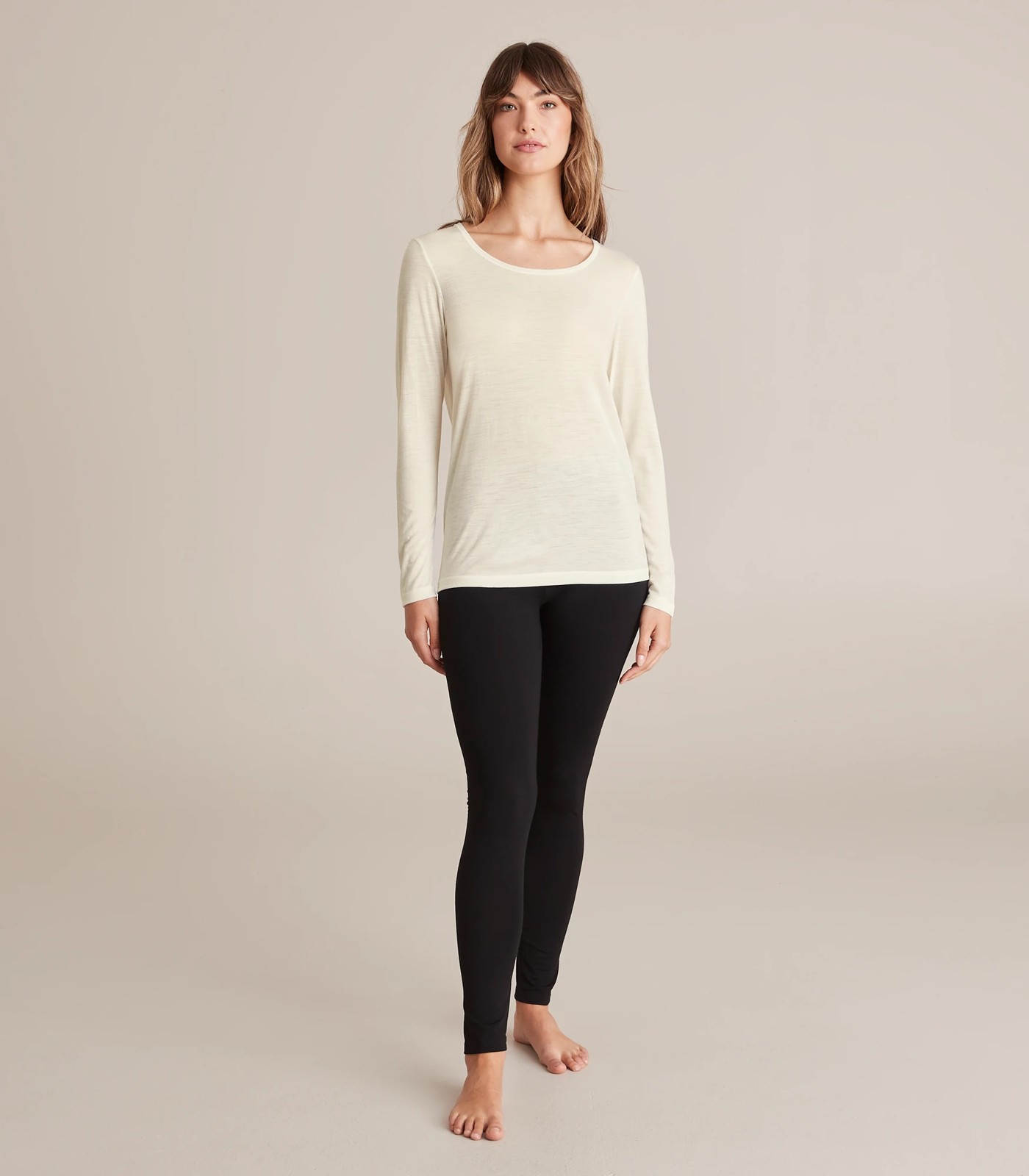 Long Sleeve Spencer, Wool Thermal Underwear for Women