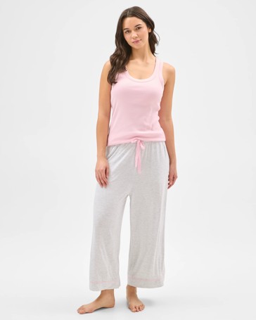 Bamboo Soft Comfort Sleep Culotte Pants