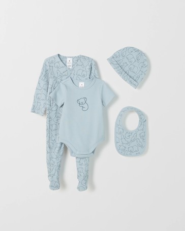 Baby Organic Cotton Waffle Starter Set