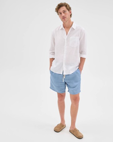 European Linen Shorts