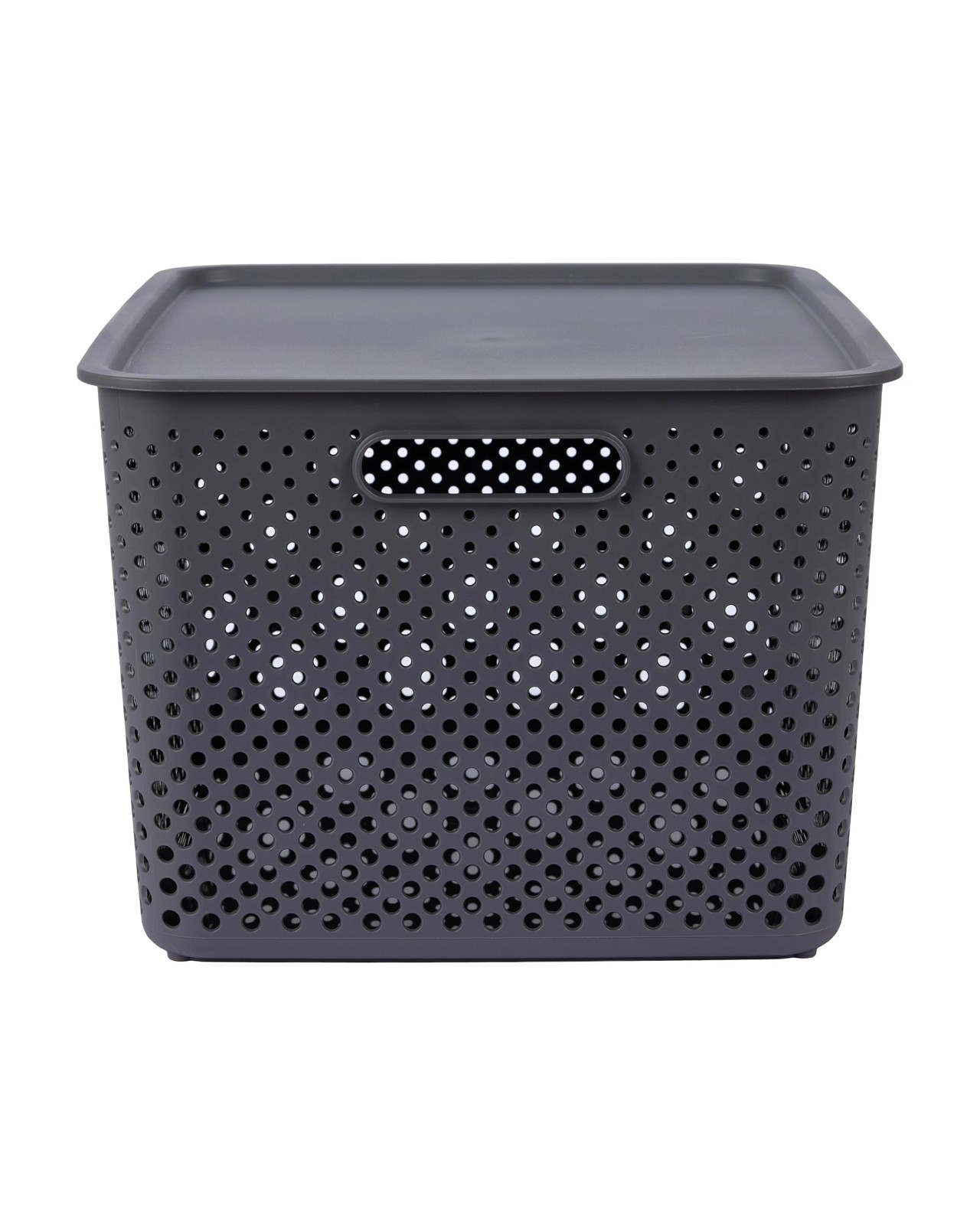 Anko 18L Dot Container - Charcoal 3 of 5
