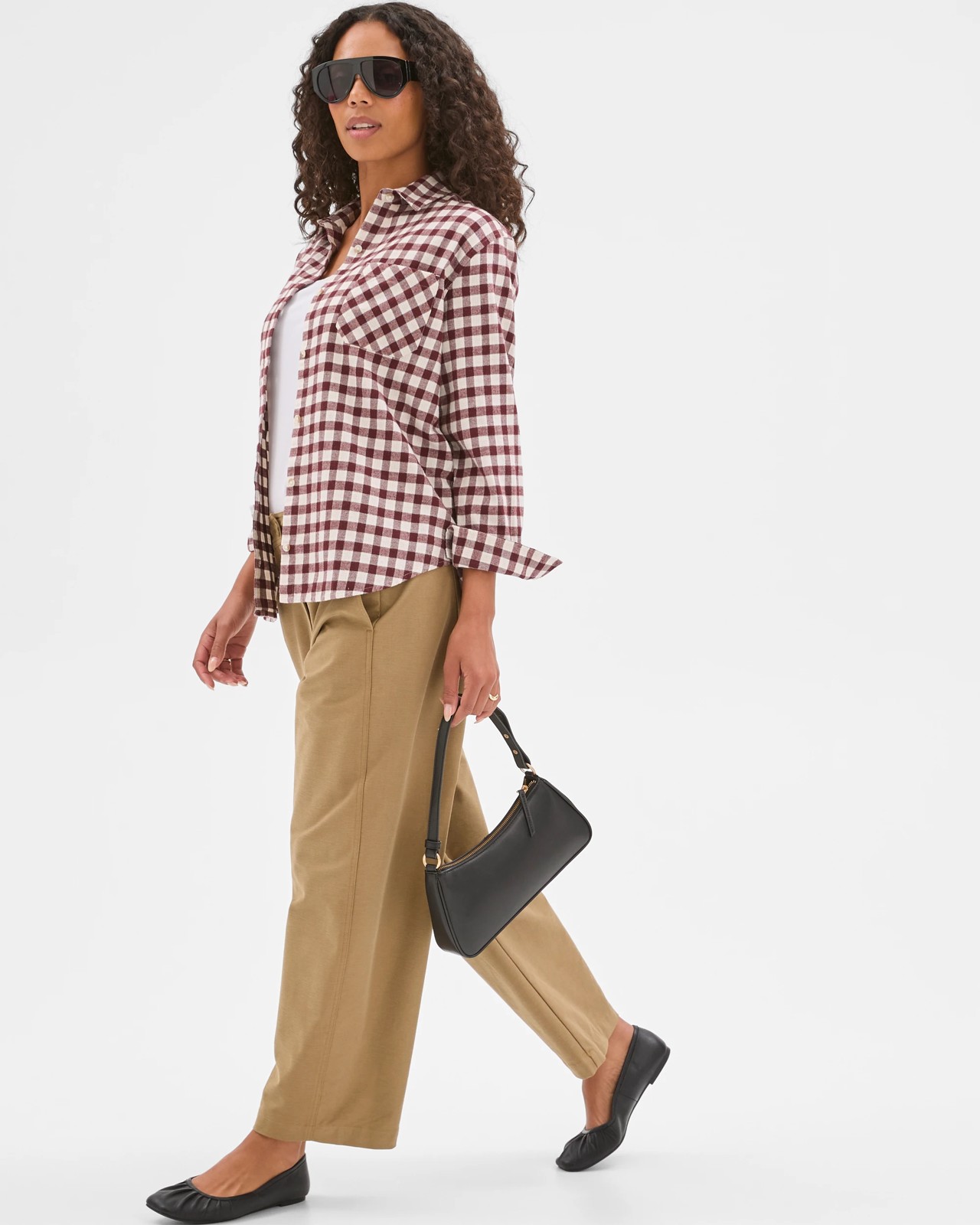 Long Sleeve Check Shirt - Red Check 2 of 5