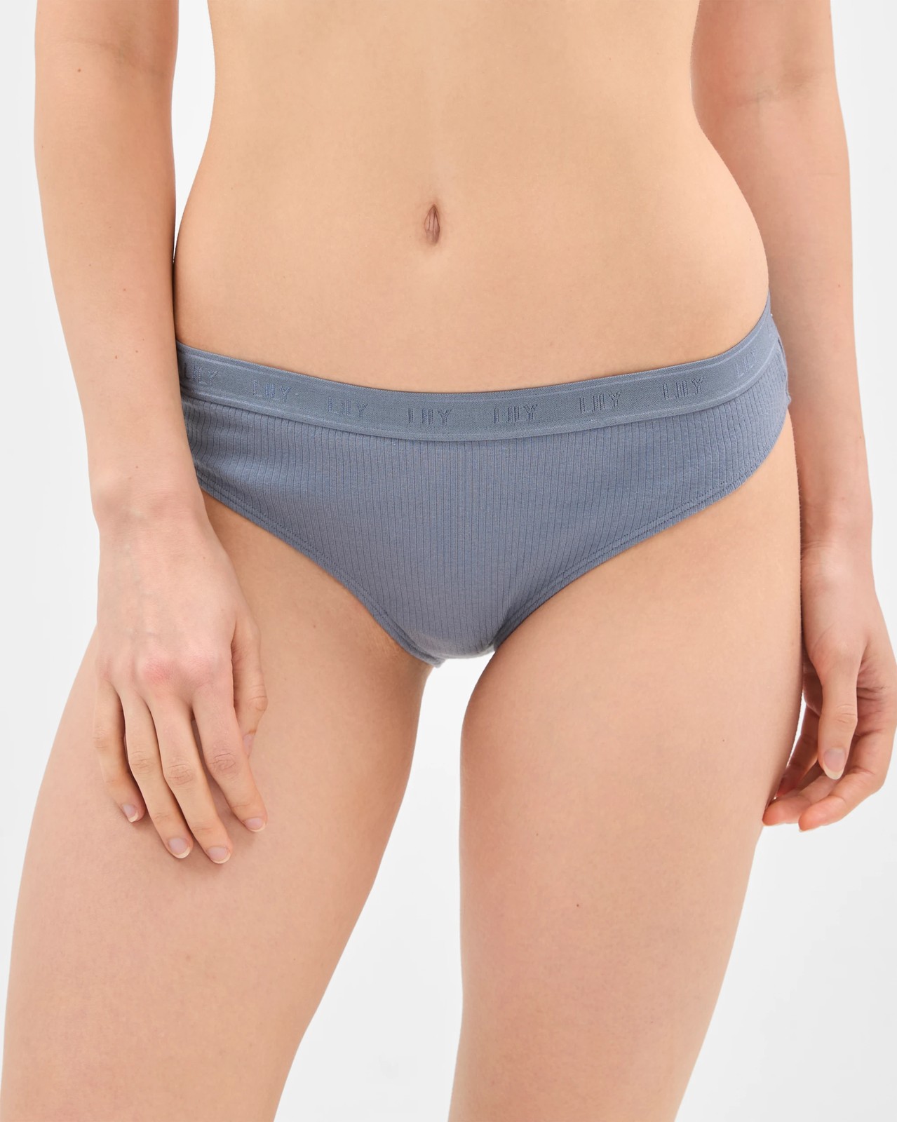 Lily Loves Organic Cotton 2 Pack Bikini Briefs - Folkstone 2 of 4