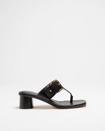 Womens Round Thong Heel - Ellie