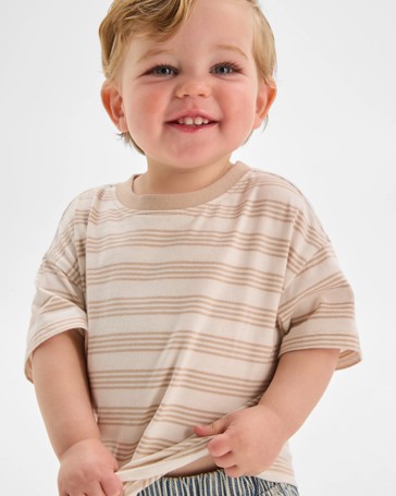 Baby Organic Cotton Oversized Print T-Shirt