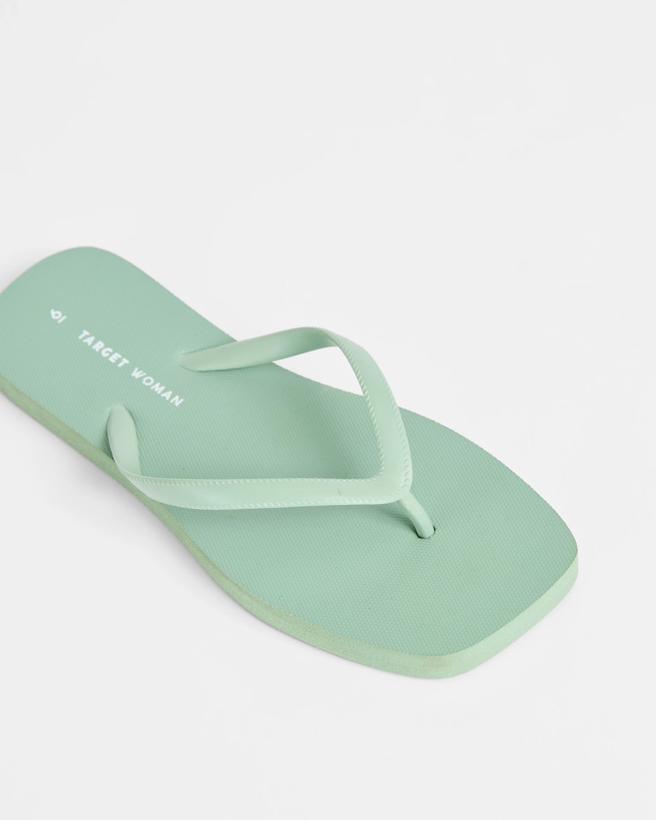 Square Toe Everyday Thongs - Green 3 of 3