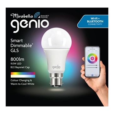 Mirabella Genio Wi-Fi Dimmable 9W LED Bulb