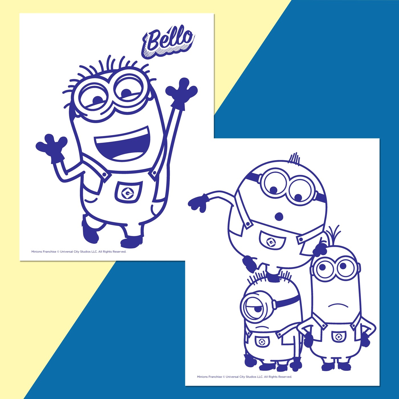 Illumination's Minions: Kaleidoscope Colour-Me Magnets Colouring Book 6 of 6
