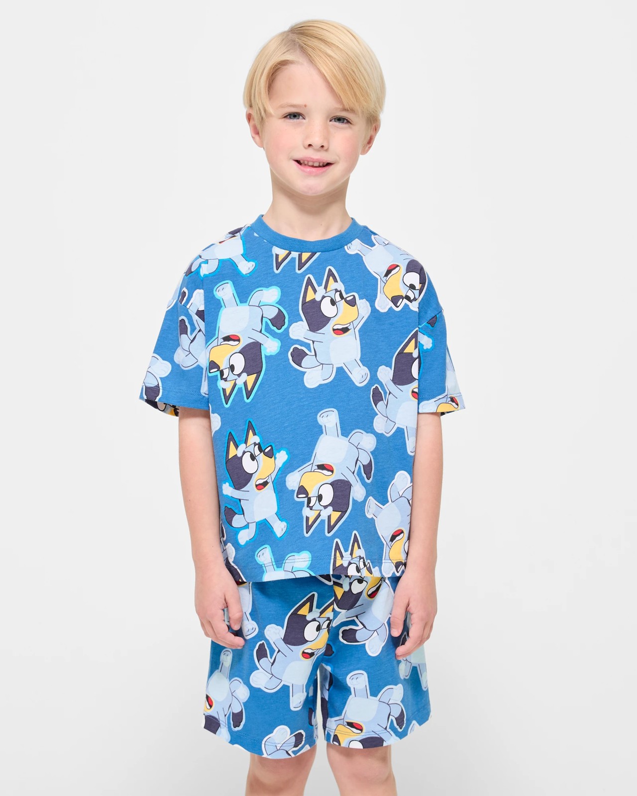 Bluey Cotton Pyjama Set Blue Target Australia