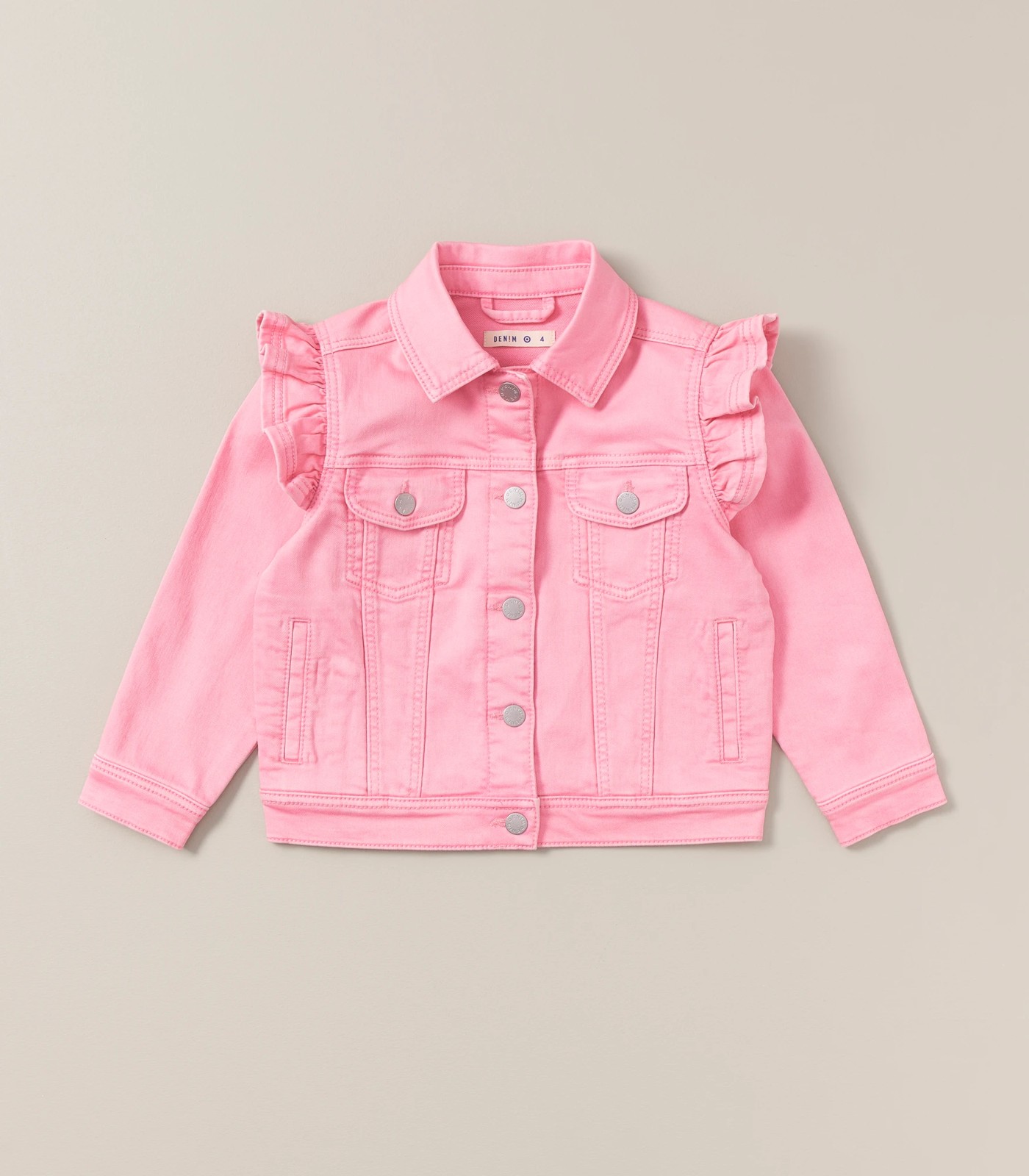 Target pink 2024 denim jacket