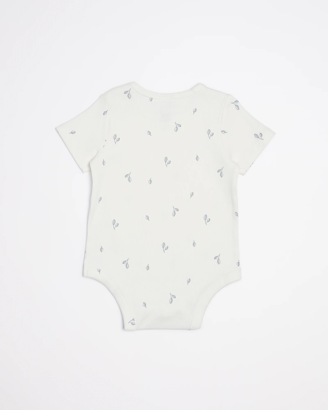 3 Pack Baby Organic Cotton Rib Bodysuits 4 of 4