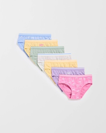 Maxx Australian Cotton 7 Pack Younger Girls Briefs