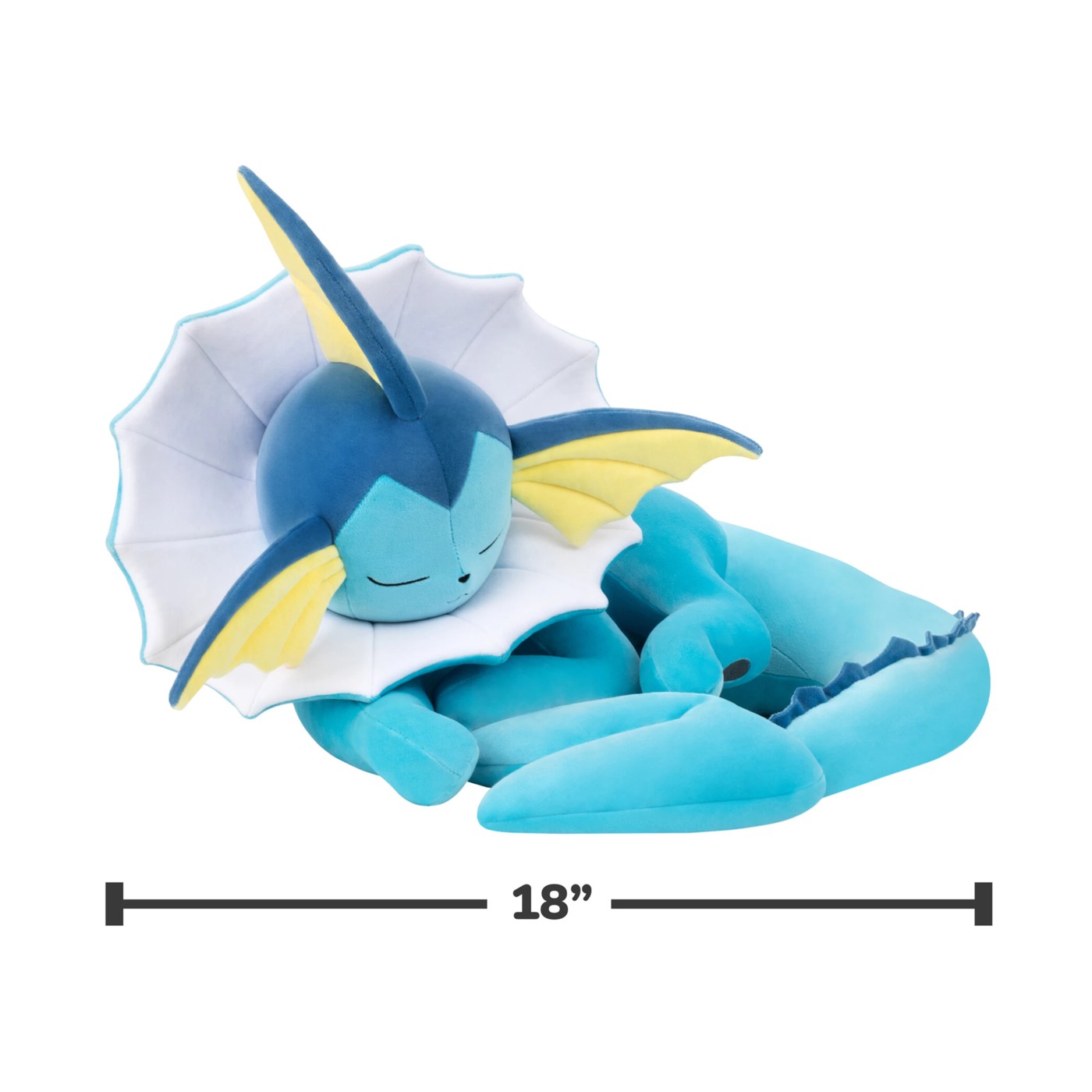 Pokemon 45cm Vaporeon Sleeping Plush 4 of 5