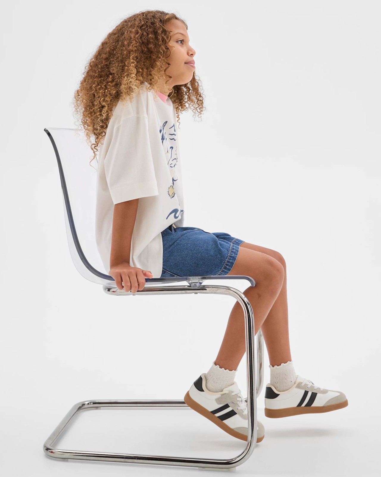 Australian Cotton Oversized T-Shirt - Soleil Sun Cream 4 of 6