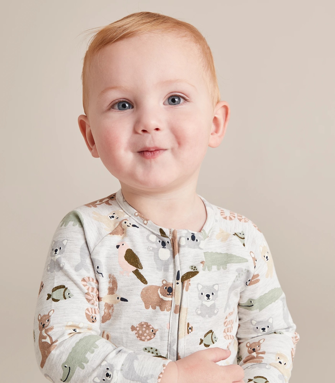 Baby Organic Cotton Footless Coverall 6 of 6