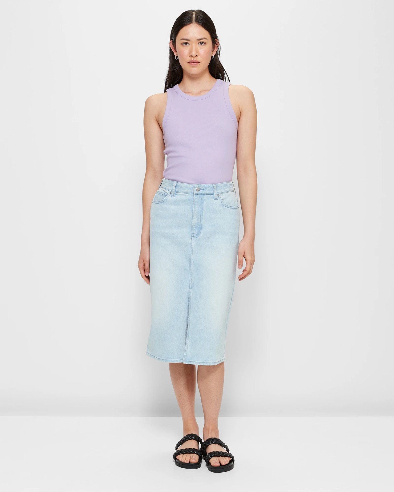 Australian Cotton Racer Front Tank Top 2 of 5