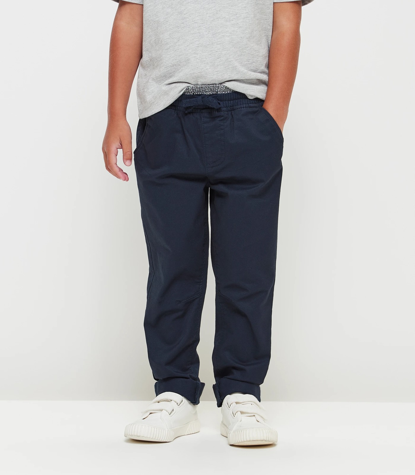 Pull On Chino Pants - Navy Blue | Target Australia