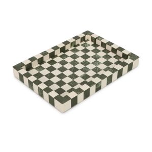 Green Check Decor Tray - Anko product image