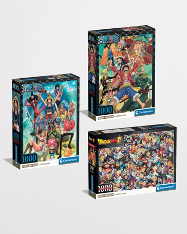 One Piece/Dragonball Z 1000 Piece Jigsaw Puzzle - Assorted