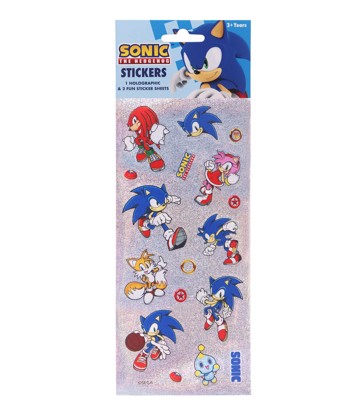 Sonic The Hedgehog Holographic Stickers 3 Pack