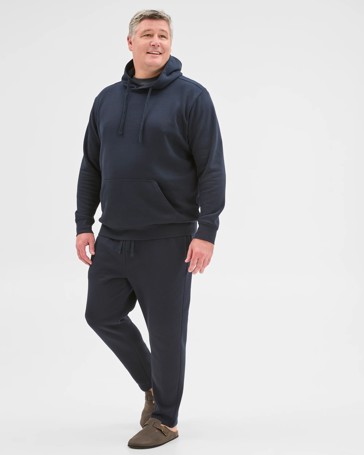 Plus Size Australian Cotton Blend Fleece Popover Jumper