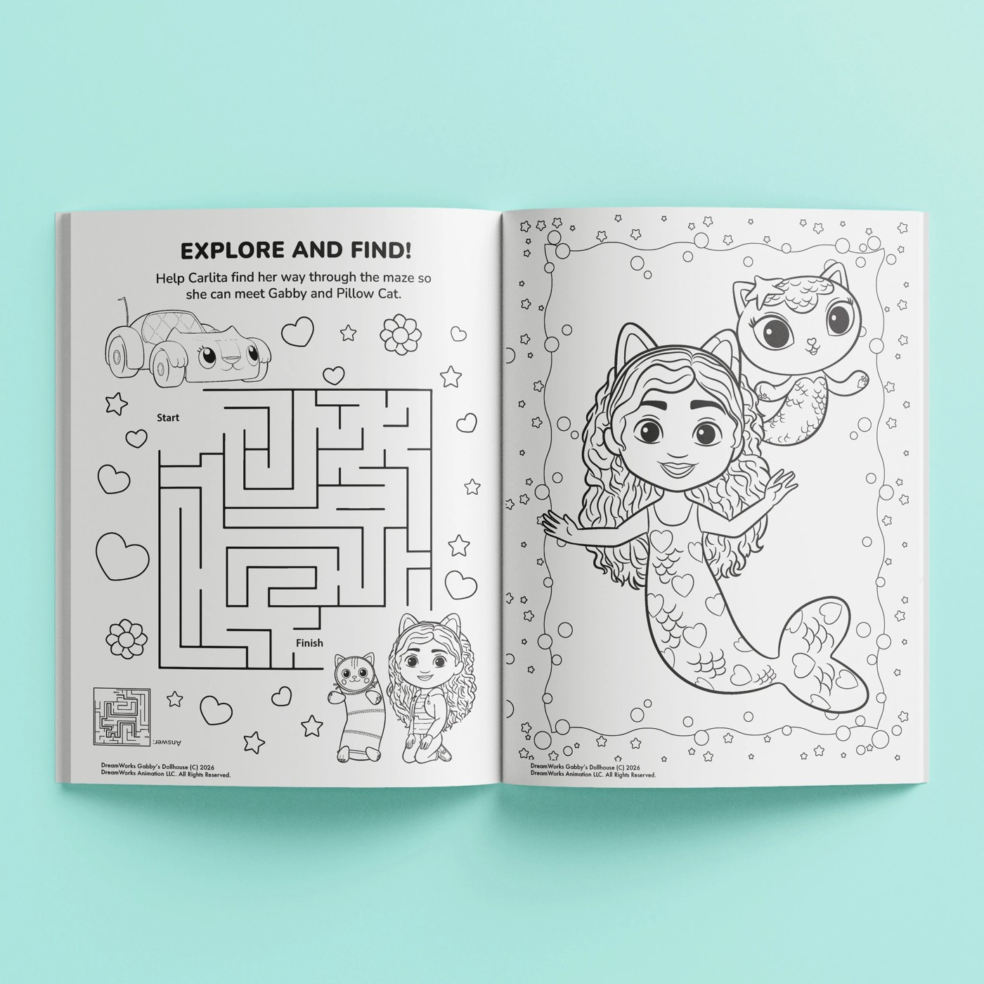 Kaleidoscope DreamWorks: Gabby's Dollhouse Colouring and Activity Kit - Book 6 of 6