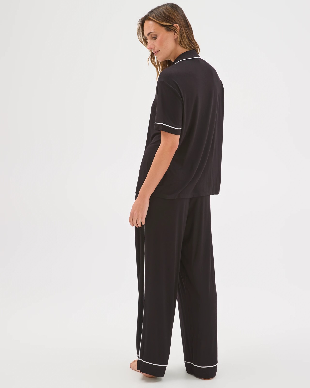 Bamboo Rich Top & Long Leg Pants Pyjama Set 6 of 6