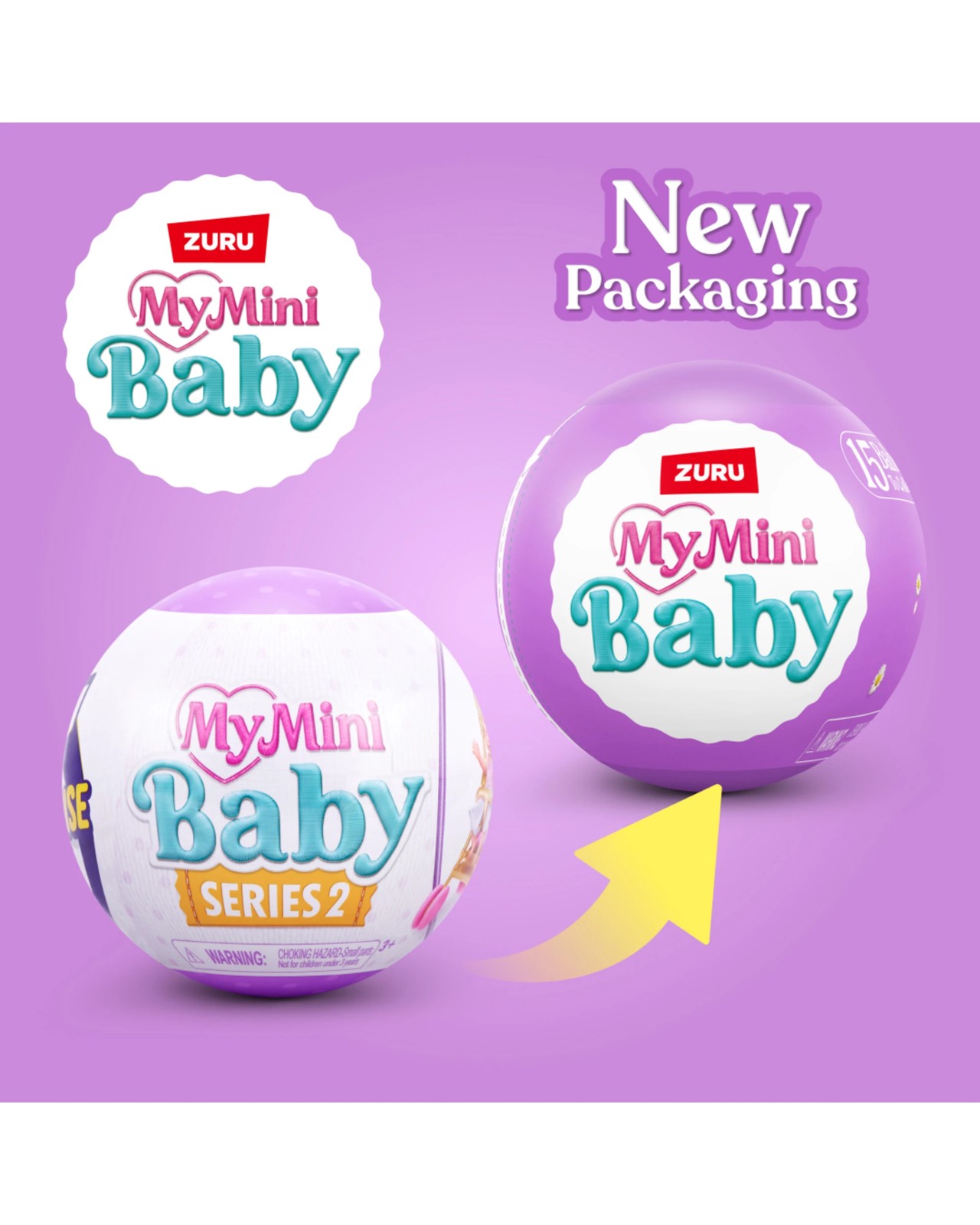 Zuru My Mini Baby Series 2 Bundles of Joy - Assorted 3 of 6
