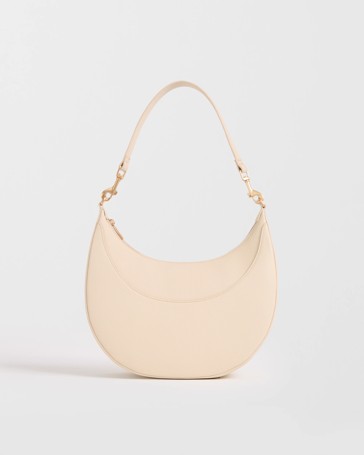 Large Half Moon Panel Shoulder Bag
