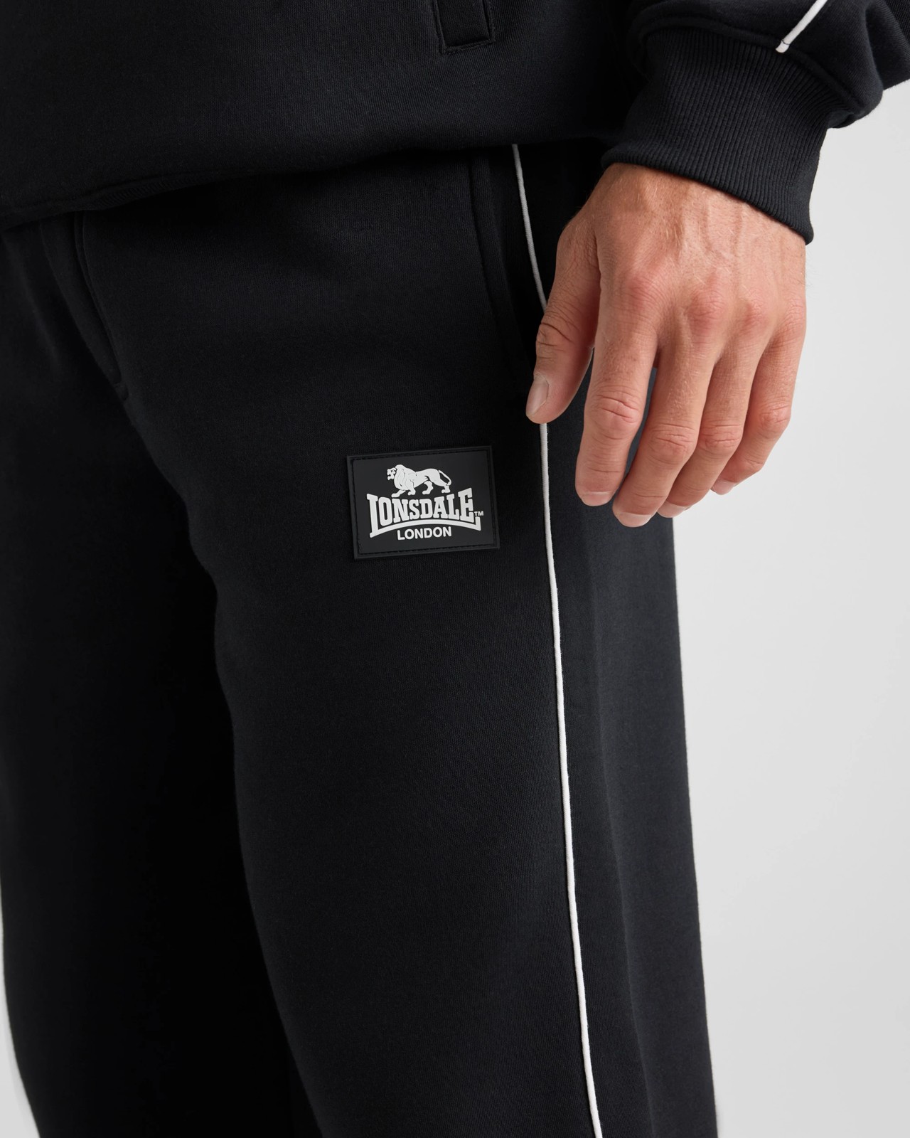 Lonsdale London Sport Straight Leg Track Pant - Black 3 of 5