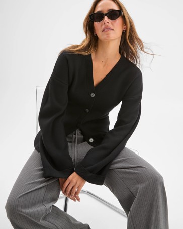 Preview Longline Knit Cardigan