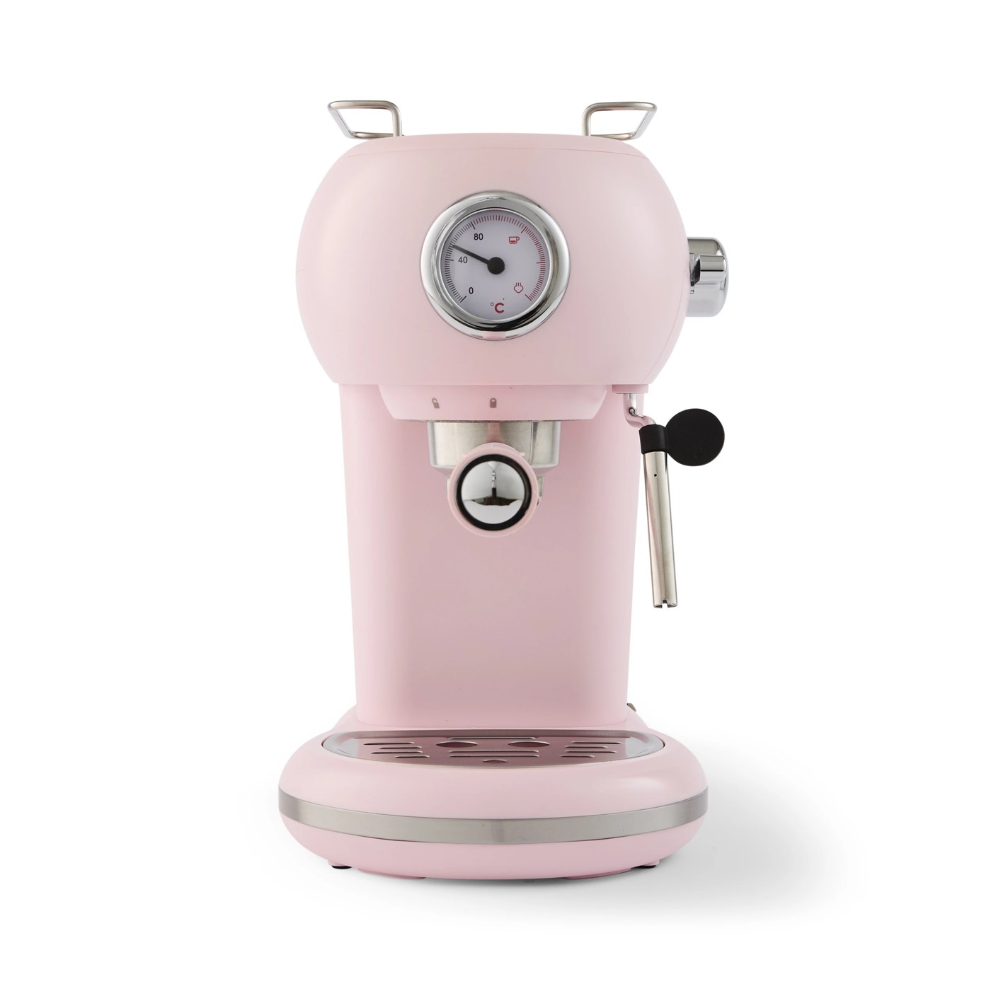 Anko Retro Espresso Coffee Machine - Pink 5 of 6