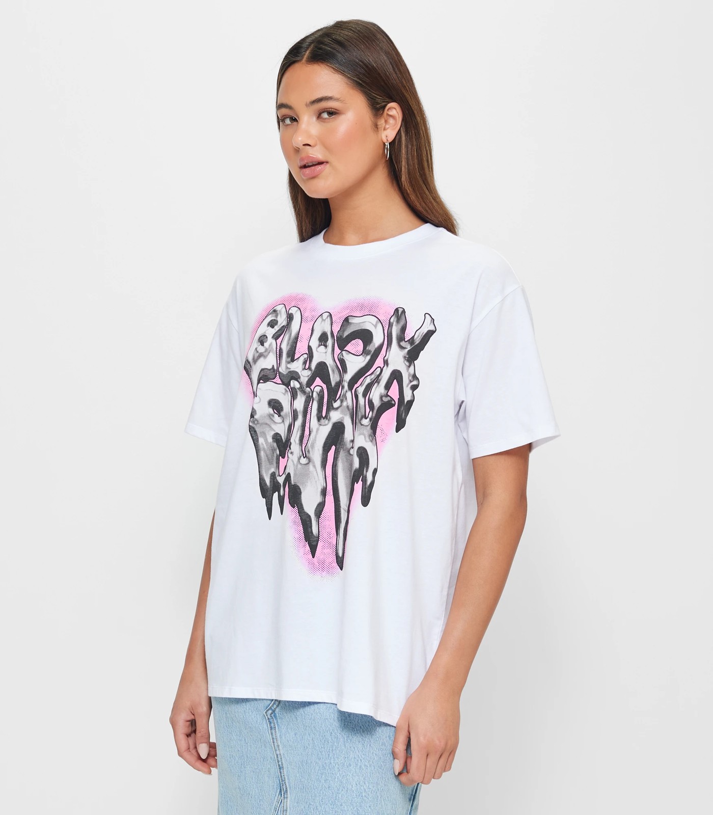 Oversized T-Shirt - Blackpink | Target Australia