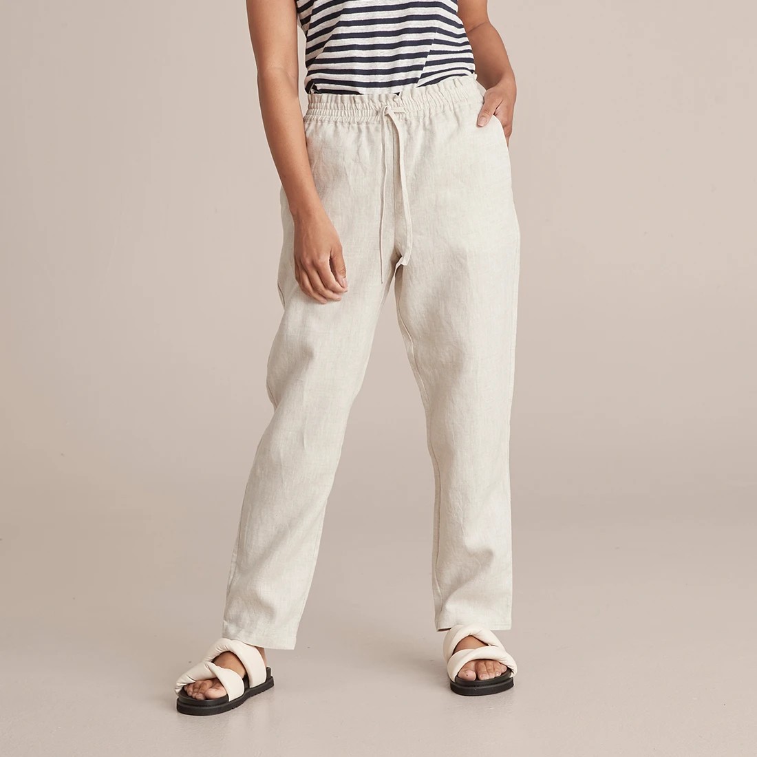 Dannii Minogue Petites Linen Jogger Pants Target Australia