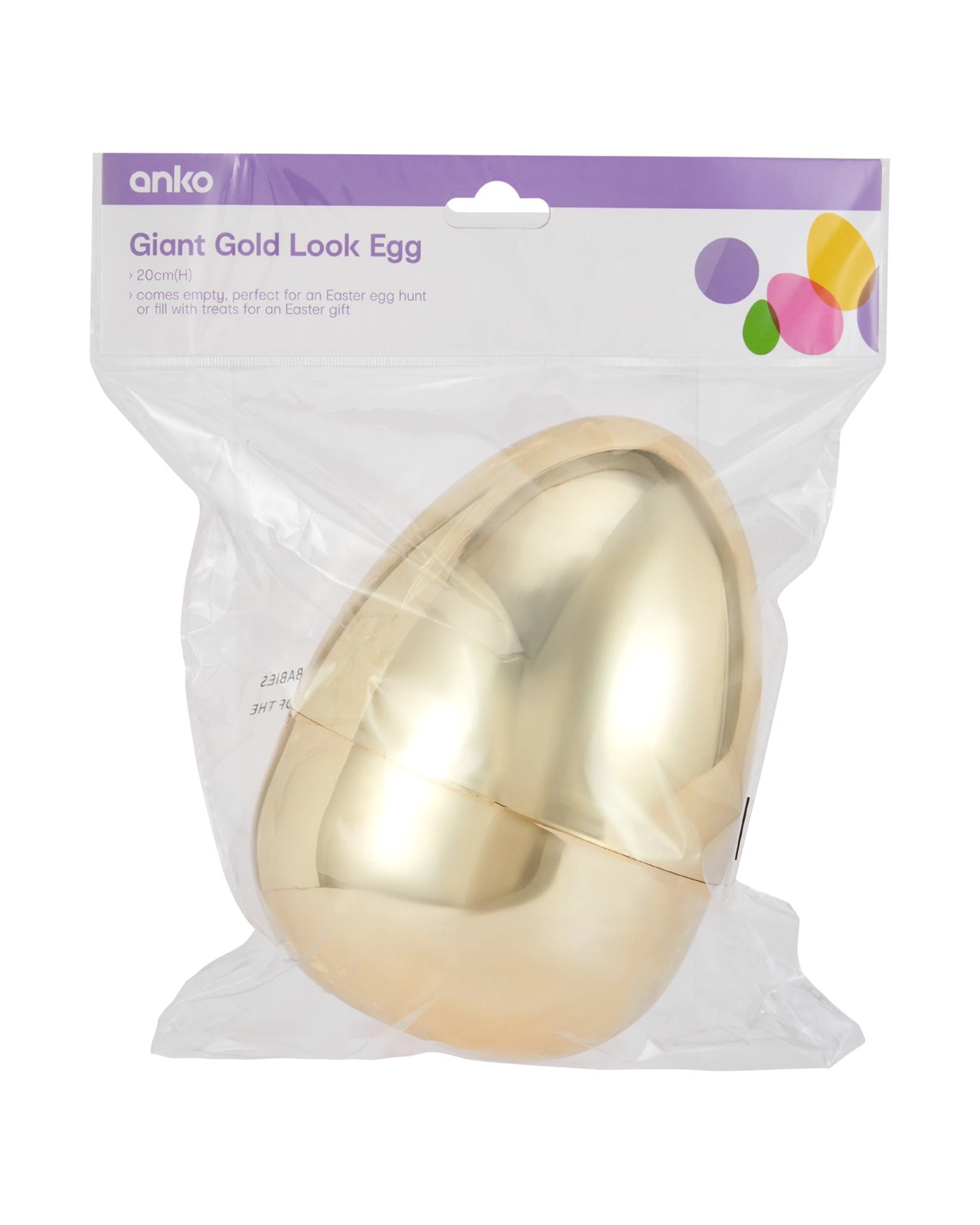 Anko Giant Gold Look Egg 3 of 3