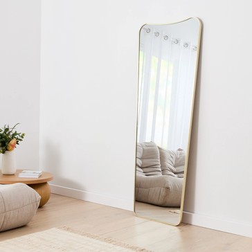 Anko Sutton Gold Look Floor Mirror - 170cm x 60cm