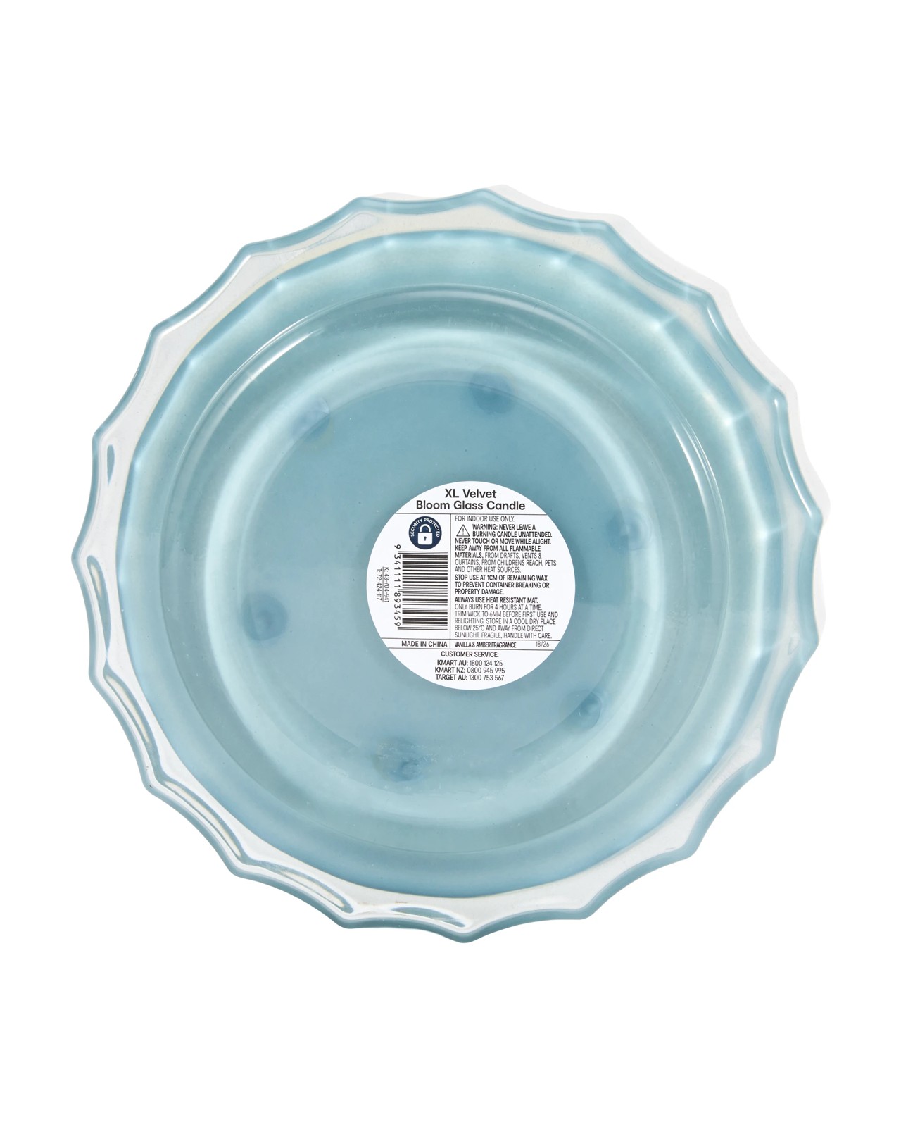 Anko XL Velvet Bloom Glass Candle 5 of 5