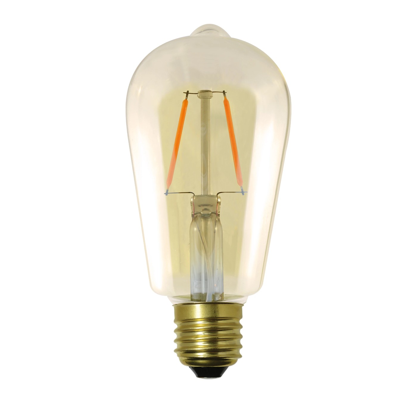I001219 Mirabella LED ST58 Filament Amber ES 2W 150 Lumen 2 of 5
