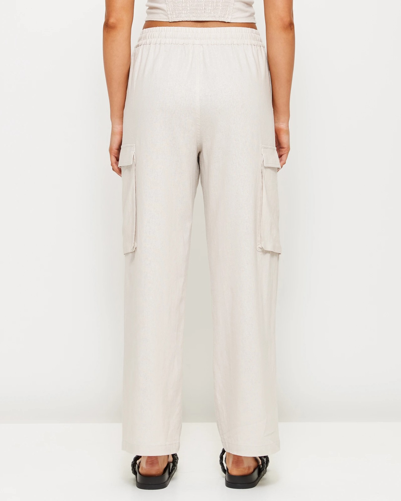 Linen Blend Cargo Pants - Lily Loves 4 of 5