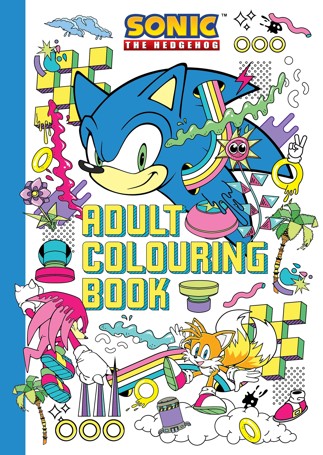 Sonic the Hedgehog Adult Colouring Book