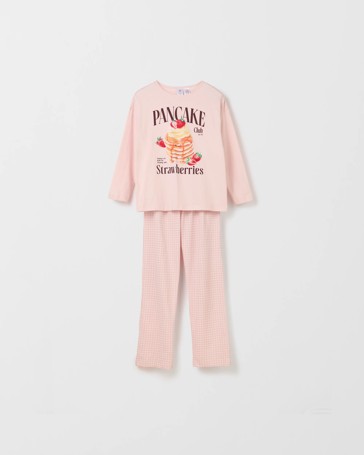 Australian Cotton Older Girls Knit Pyjama Set