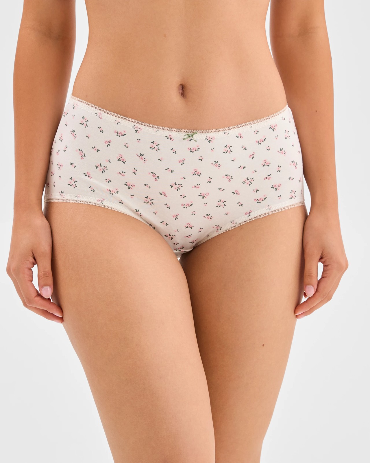 Australian Cotton 5 Pack Midi Briefs - Micro Florals 5 of 5