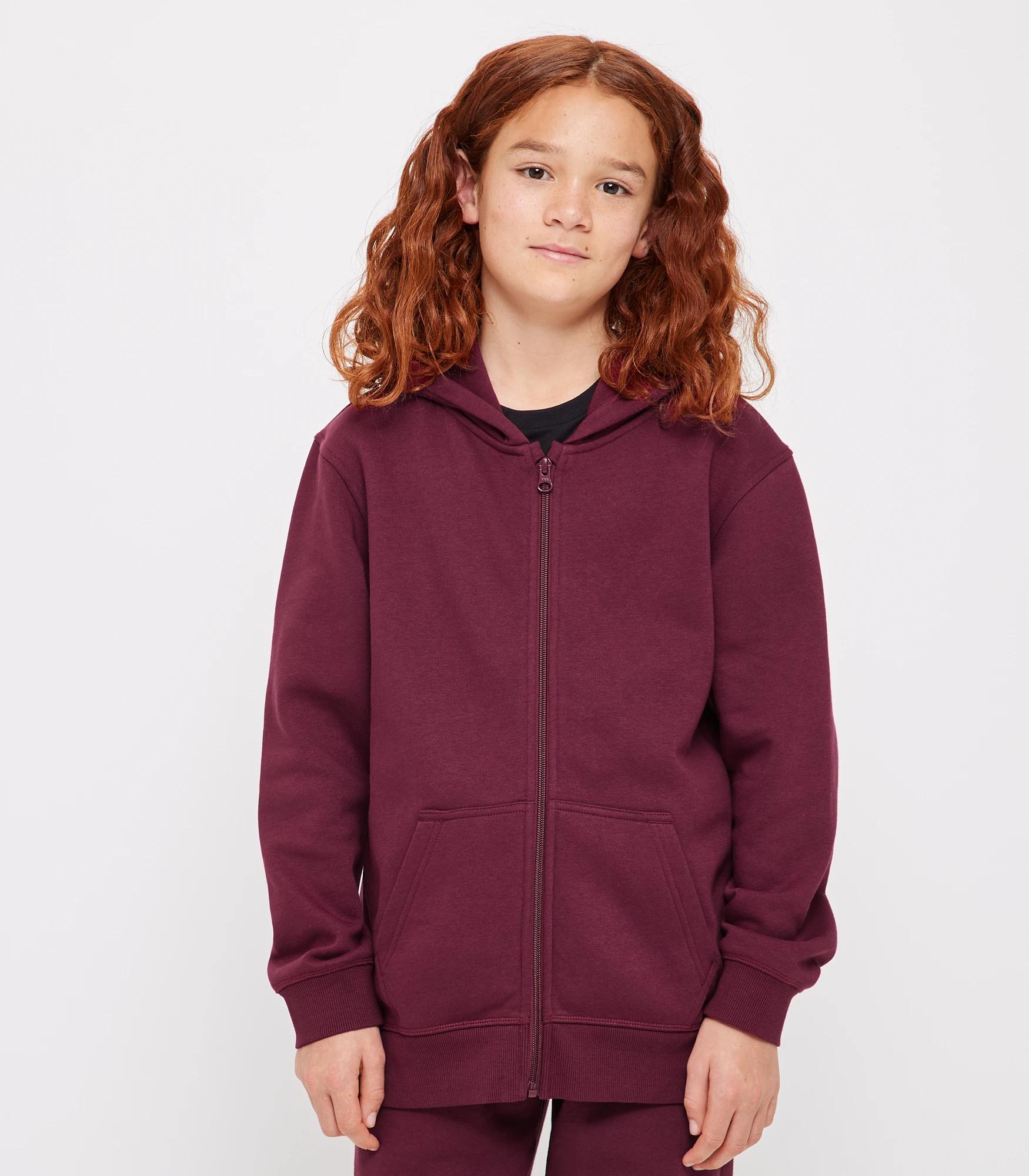 Girls shop burgundy hoodie