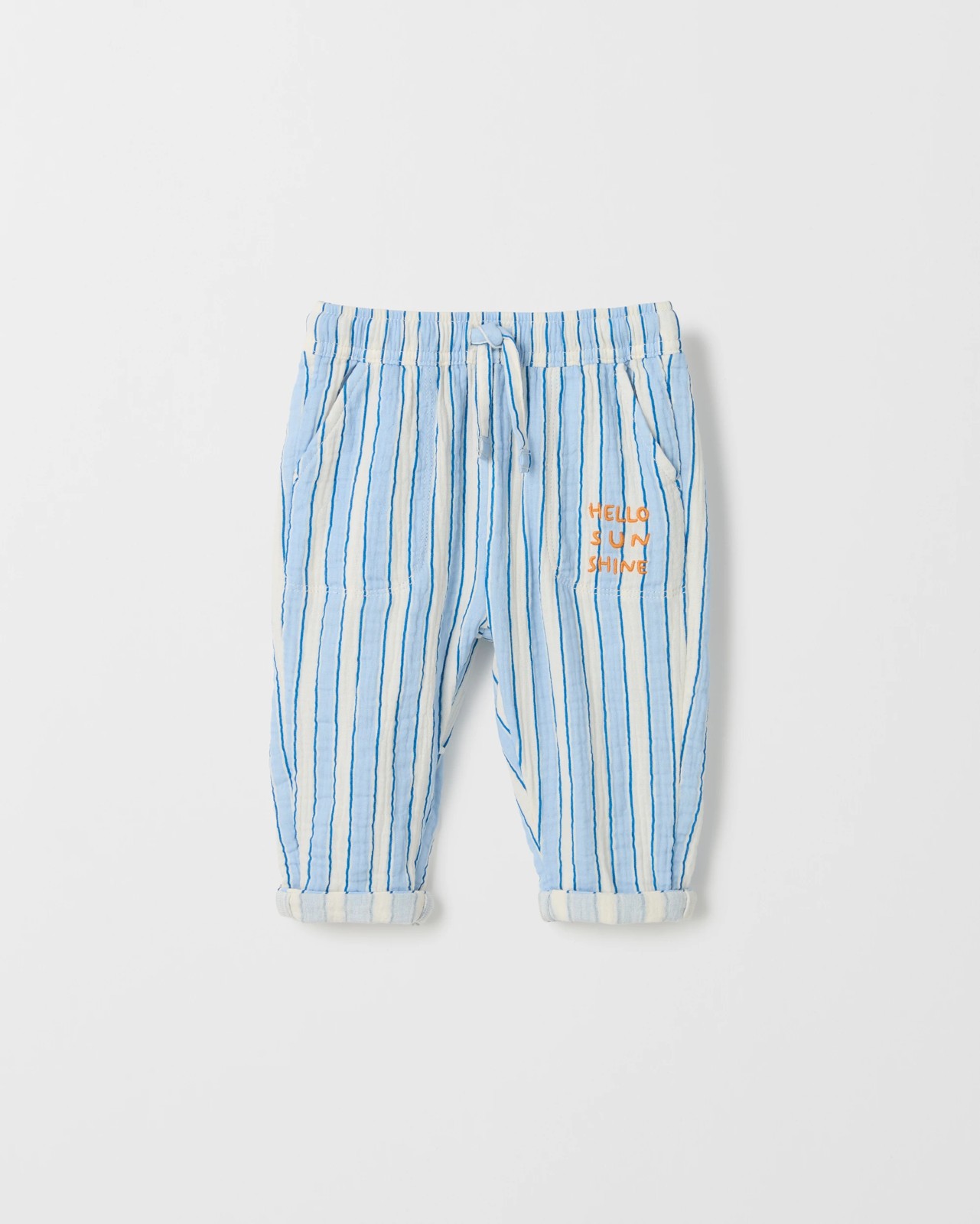Baby Muslin Pants - Windsurfer Blue 5 of 6