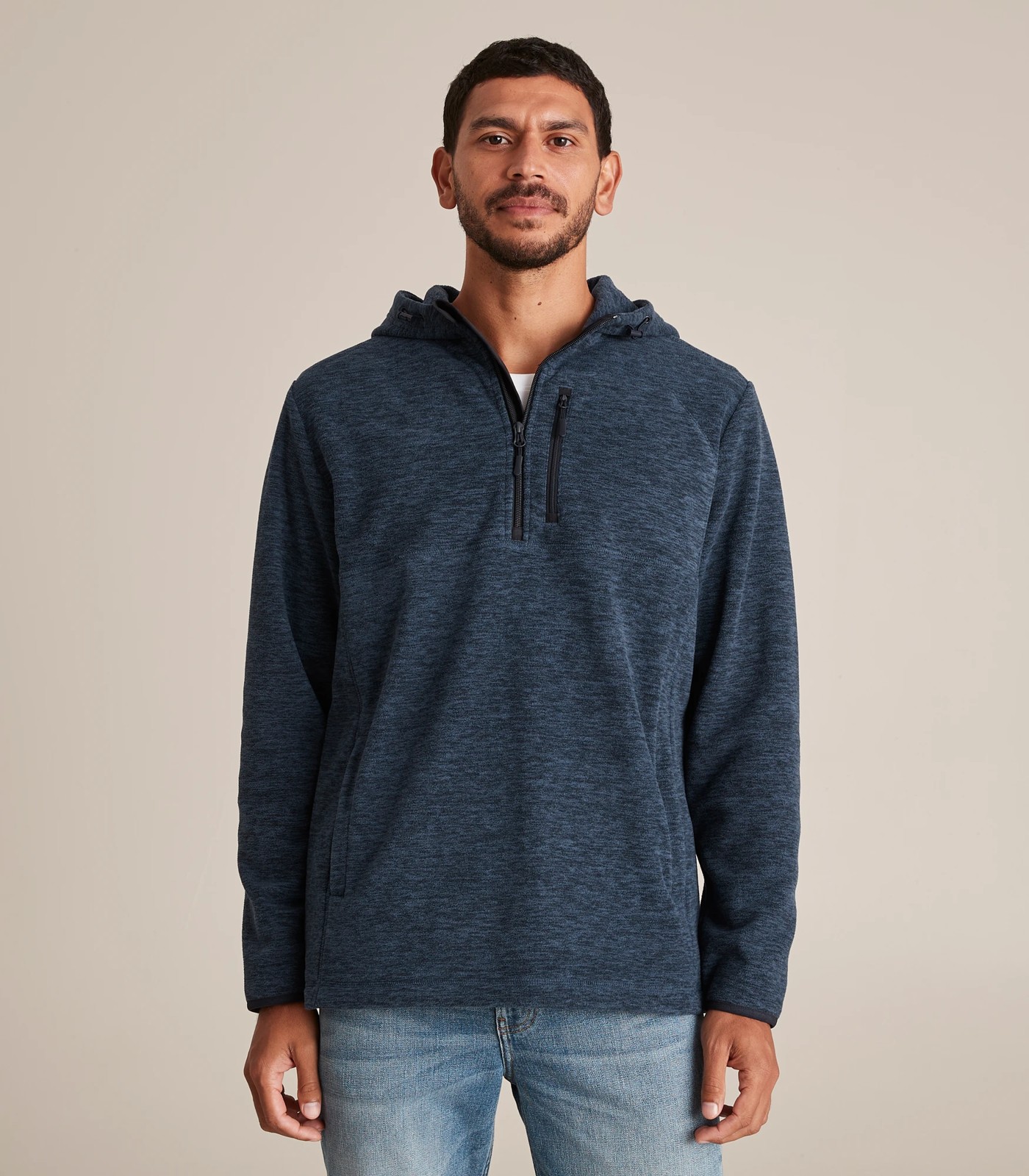 Half zip up on sale jacket