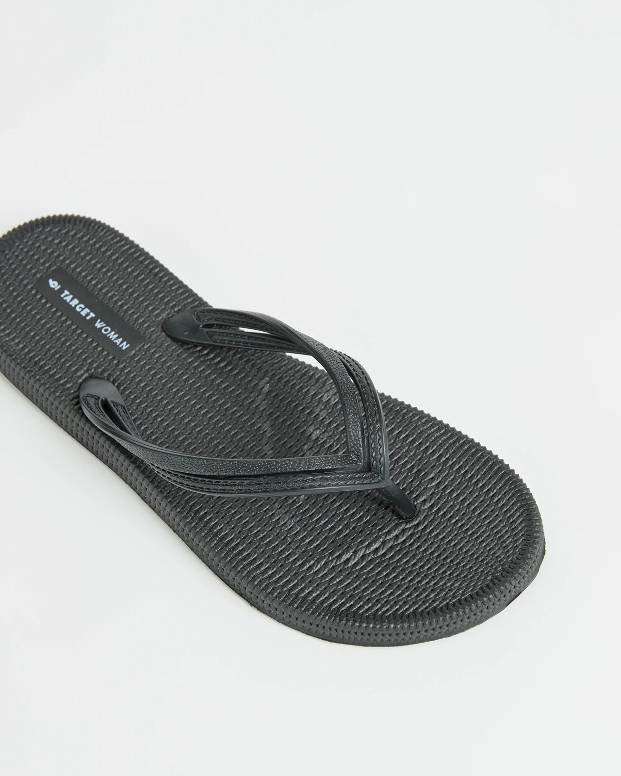 Textured Thongs - Black 3 of 3