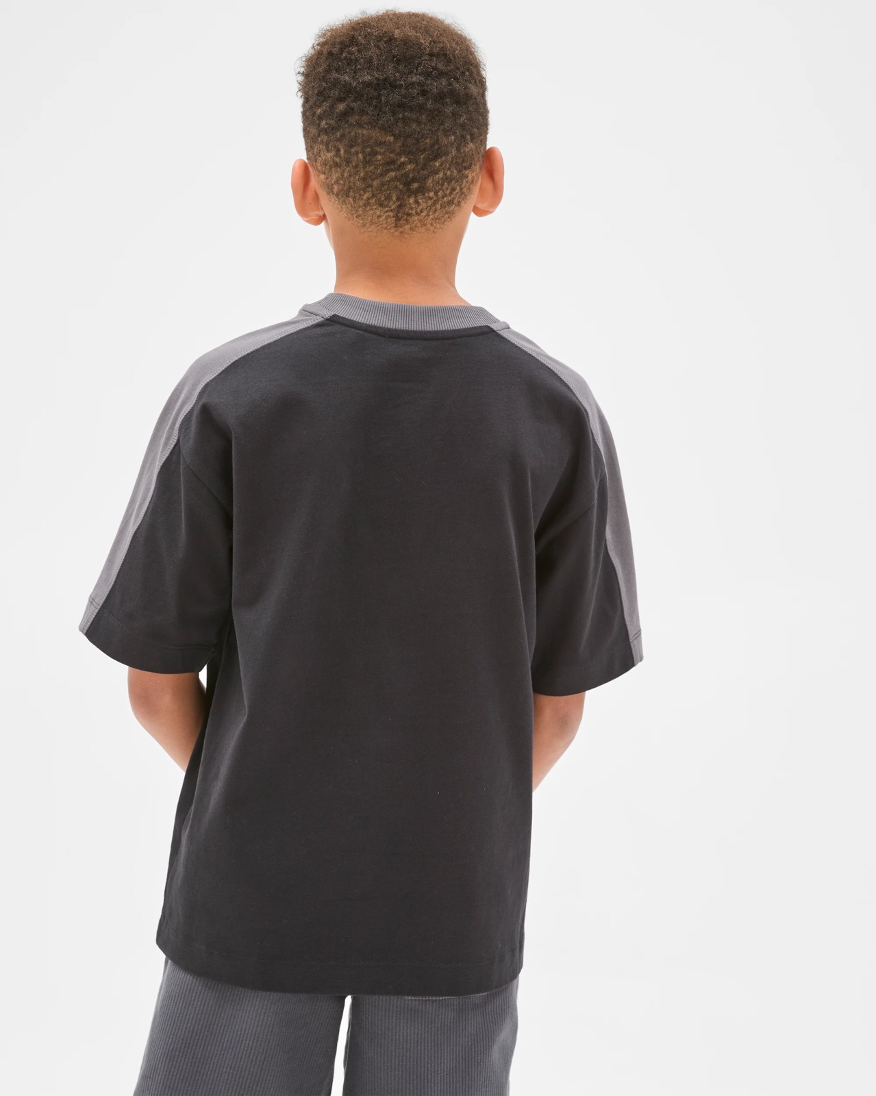 Australian Cotton Oversized Embellished T-Shirt - Black 5 of 5