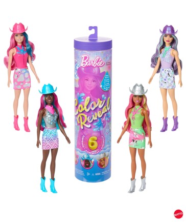 Mattel Barbie Colour Reveal Disco Star Series Fashion Doll & Accessories - Assorted
