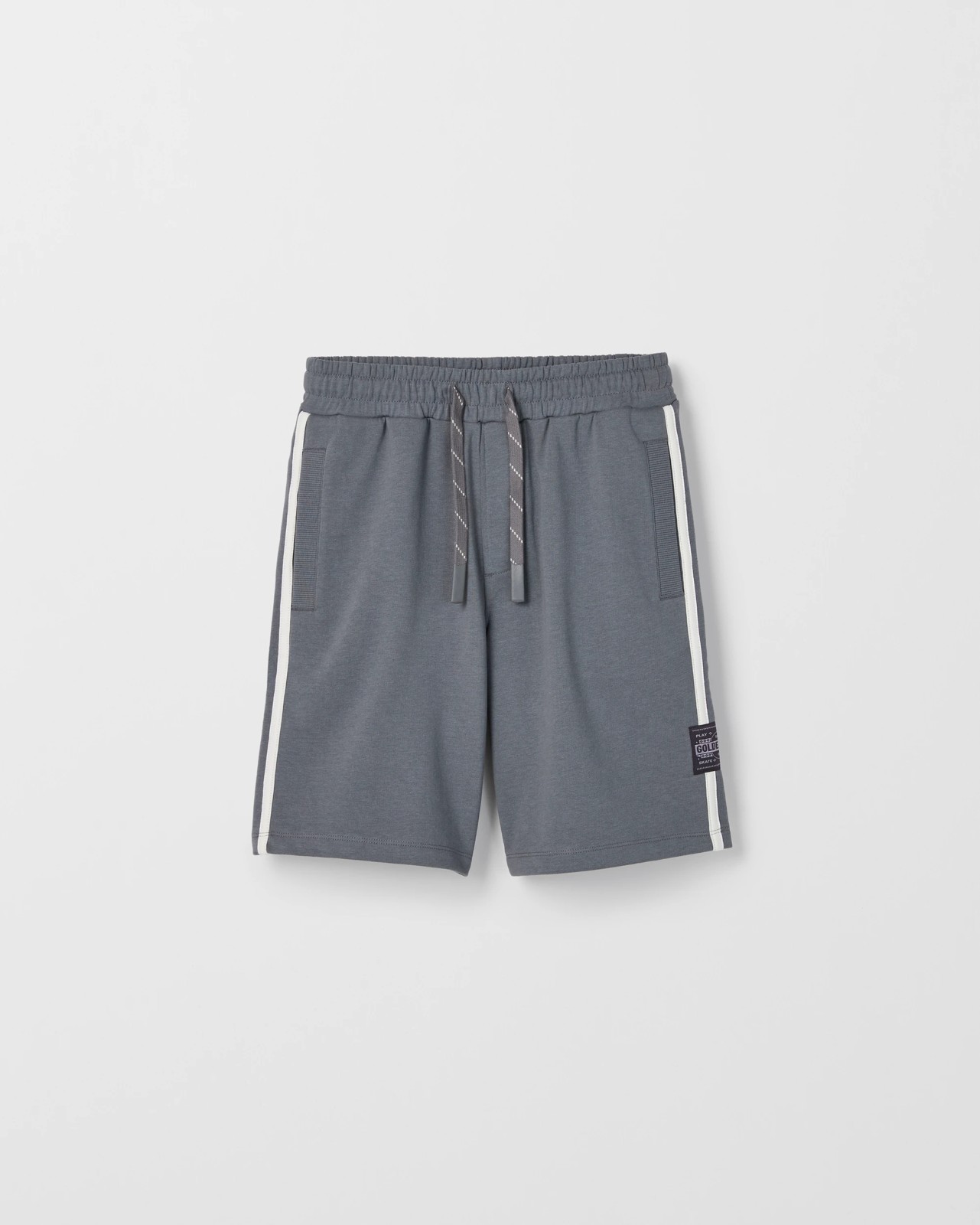 Australian Cotton Blend Fleece Sweat Shorts - Charcoal 5 of 6