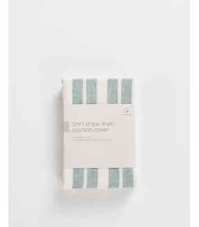 Shirt Stripe Linen Cushion Cover